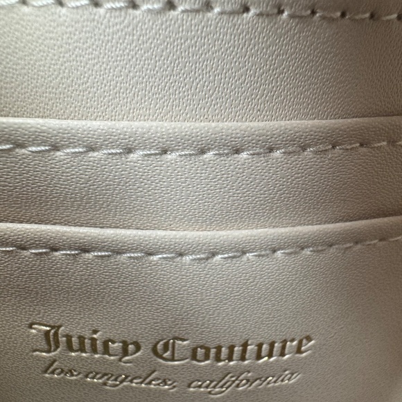 🌷Juicy Couture Zip Around Wallet/Cardholder/Pink Floral/Crown/Brown - Picture 11 of 16